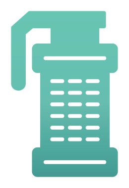 Smoke Grenade web simgesi, vektör illüstrasyonu