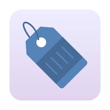 Fiyat Etiketi simgesi, vektör illüstrasyonu basit tasarım