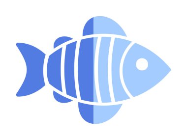 balığı web simge vektör çizim