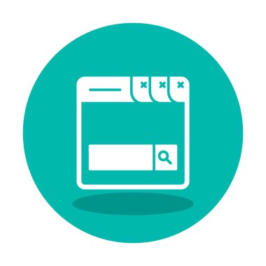 Basit Düz Arama Çubuğu resimlemesi 