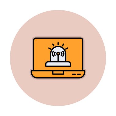 Basit Yazılım simgesi, vektör illüstrasyonu