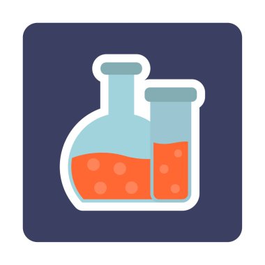 Şişesi web simgesi, vektör çizim