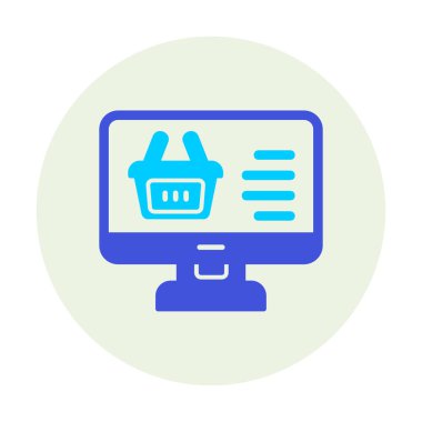 çevrimiçi alışveriş vektörü tasarımı                        