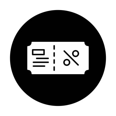 Hediye çeki web simgesi, vektör illüstrasyonu 