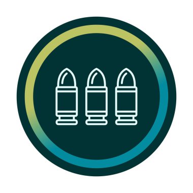 Madde işaretleri web simgesi, vektör çizim