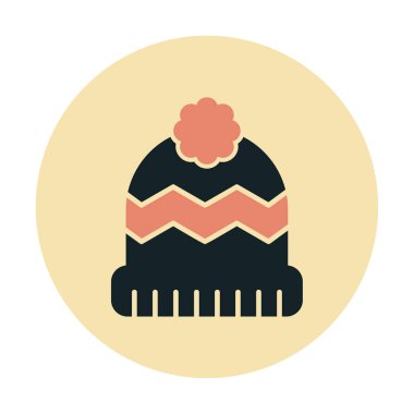 Beanie icon vector illustration 