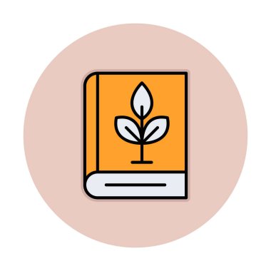 kitap simgesi, vektör illüstrasyonu basit tasarım