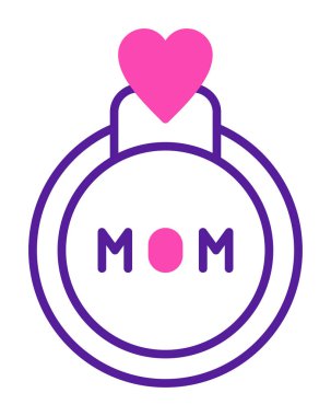 halka simgesi, vektör illüstrasyonu basit tasarım