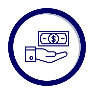 Kar simgesi vektör illüstrasyonu