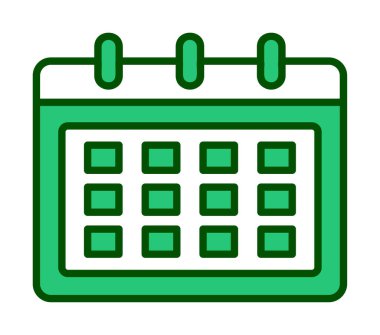 Takvim web simge vektör çizim