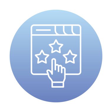 Basit sıralama simgesi, vektör illüstrasyonu