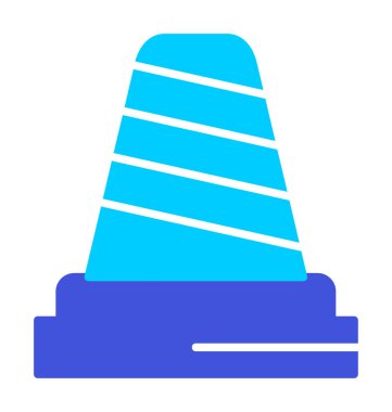 Basit trafik konisi vektör resimlemesi  