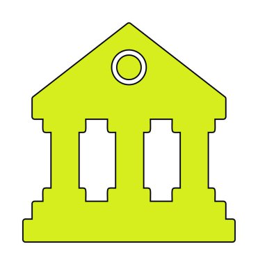 Simge vektör tasarlamak yapı Müzesi