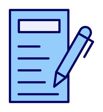 Basit düz çizgi Kopyalama simgesi vektörü 