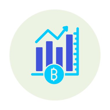 Basit Analitik simge, vektör illüstrasyonu