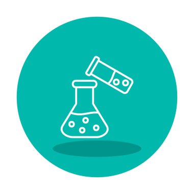 Şişesi web simgesi, vektör çizim