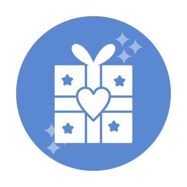 hediye kutusu ikon vektör çizimi tasarımı 