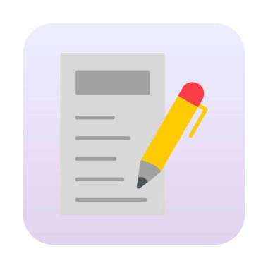 Basit düz çizgi Kopyalama simgesi vektörü 