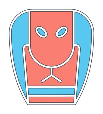 Kobra simgesi işaret vektör çizimi tasarımı