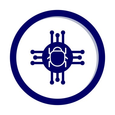 Basit düz Spyware simgesi çizimi 