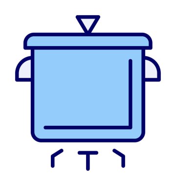 Pişirme vektörü düz simge. Pişirme Otu                   