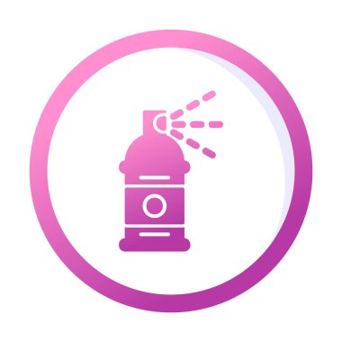 Boya spreyi simgesi, vektör illüstrasyonu 