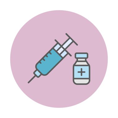 Basit insülin simgesi, vektör illüstrasyonu