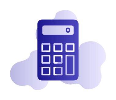 hesap makinesi web simge vektör çizim