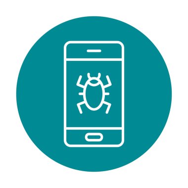 Mobil Virüs Çizimi ile akıllı telefon 