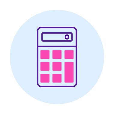 hesap makinesi web simge vektör çizim