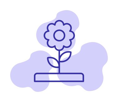  yaratıcı çiçek ikonu çizimi tasarımı