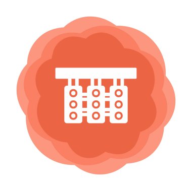 Trafik ışıkları web simgesi, vektör çizim 