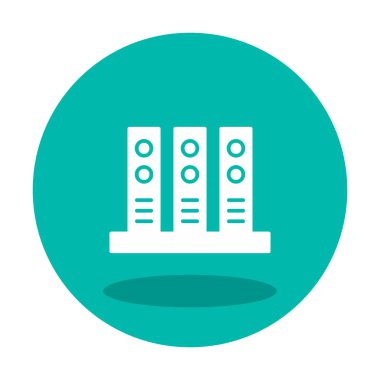 Ofis klasörleri simgesi, vektör illüstrasyonunu arşivle 