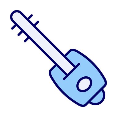 Shamisen vektör simgesi tasarımı