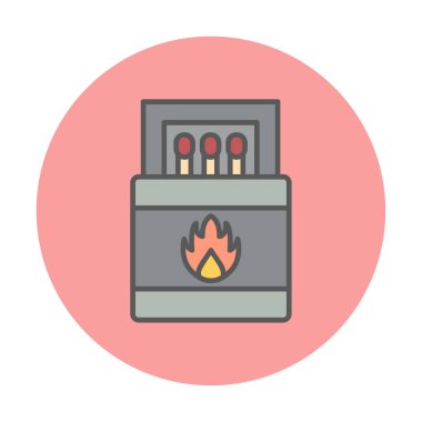 Grafik dairesi simge illüstrasyonunu eşleştirir 