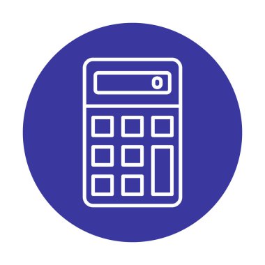 hesap makinesi web simge vektör çizim