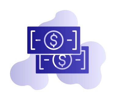 para düz simgesi, vektör illüstrasyonu