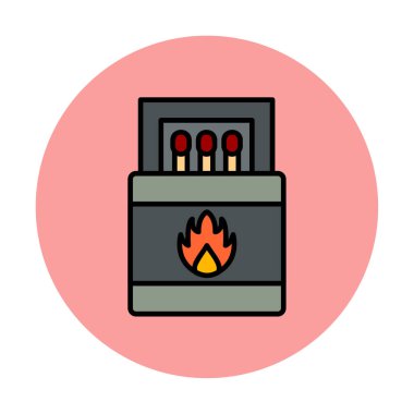 Grafik dairesi simge illüstrasyonunu eşleştirir 