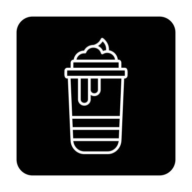 Sıcak çikolata, vektör illüstrasyon tasarımı 