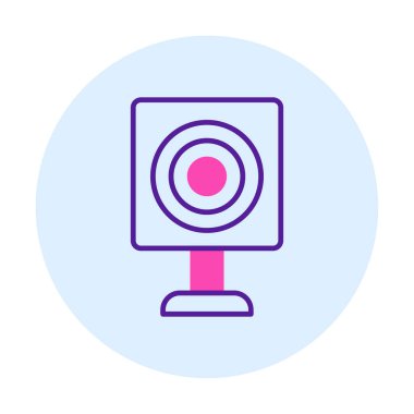 Askeri Hedef ikonu vektör çizimi