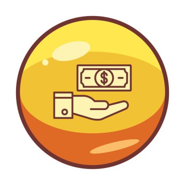 Kar simgesi vektör illüstrasyonu