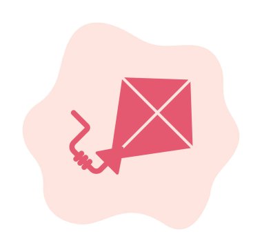 Uçurtma web simgesi, vektör çizim