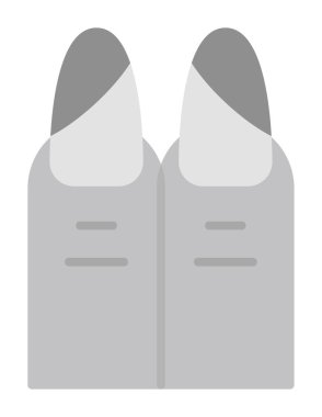 iki çivi web simgesi, vektör illüstrasyonu 