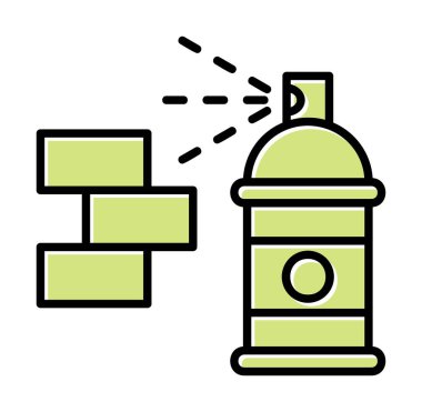 Graffiti web simgesi, vektör illüstrasyonu 