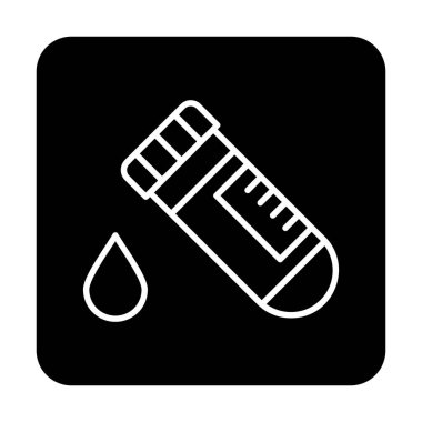 Kan Test Ağı simgesi, vektör illüstrasyonu