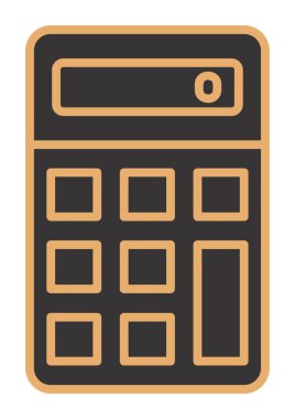 hesap makinesi web simge vektör çizim