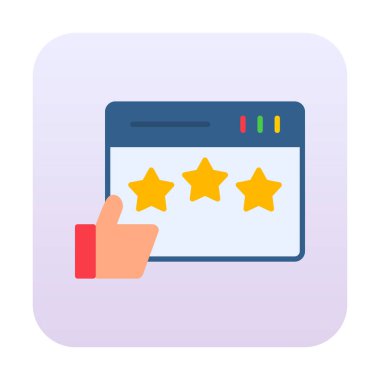 soyut İnceleme simgesi vektör illüstrasyonu 