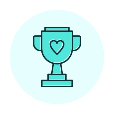 kupa vektör simgesi basit tasarım