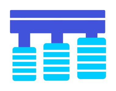 Araba pedalları web tasarım ikonu. Beyaz arkaplanda vektör illüstrasyonu
