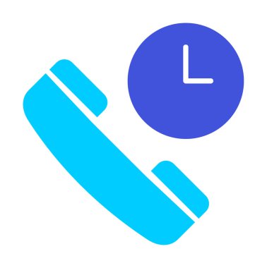 Basit Arama Bekleme simgesi, vektör illüstrasyonu